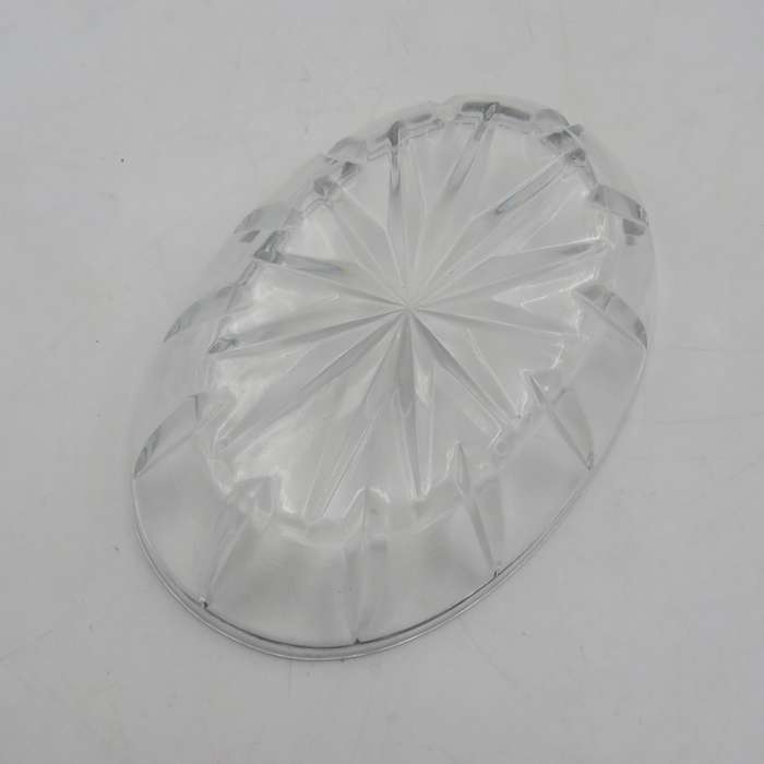 Vintage cutglass crystal dressing table trinket box