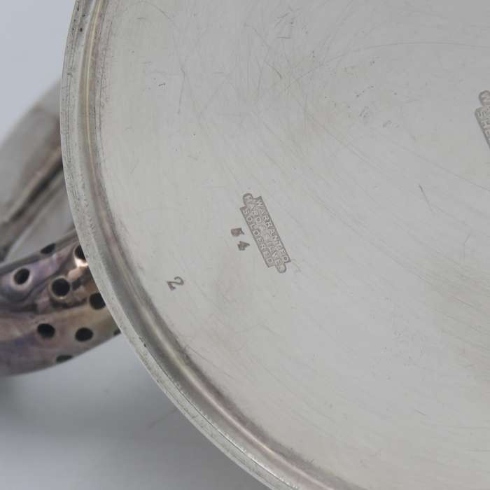 Antique Walker and Hall silverplated teapot
