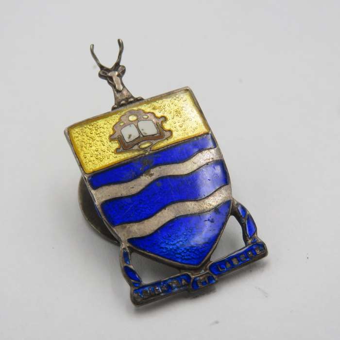 Vintage Wits University silver hallmarked button hole pin