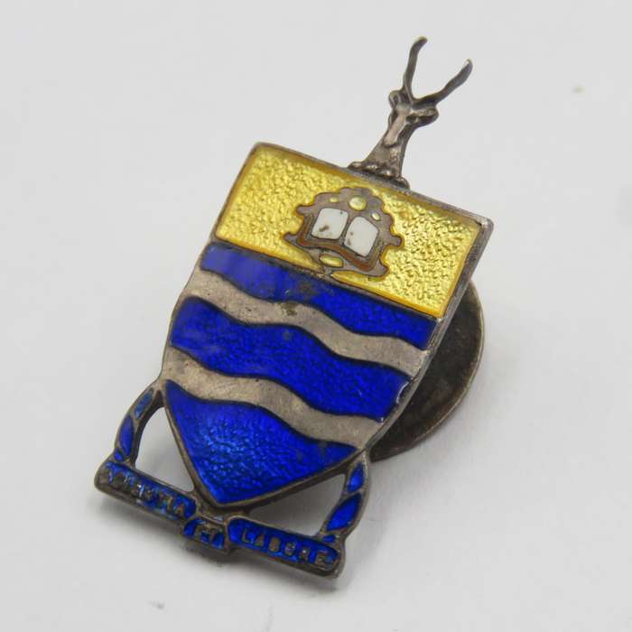 Vintage Wits University silver hallmarked button hole pin