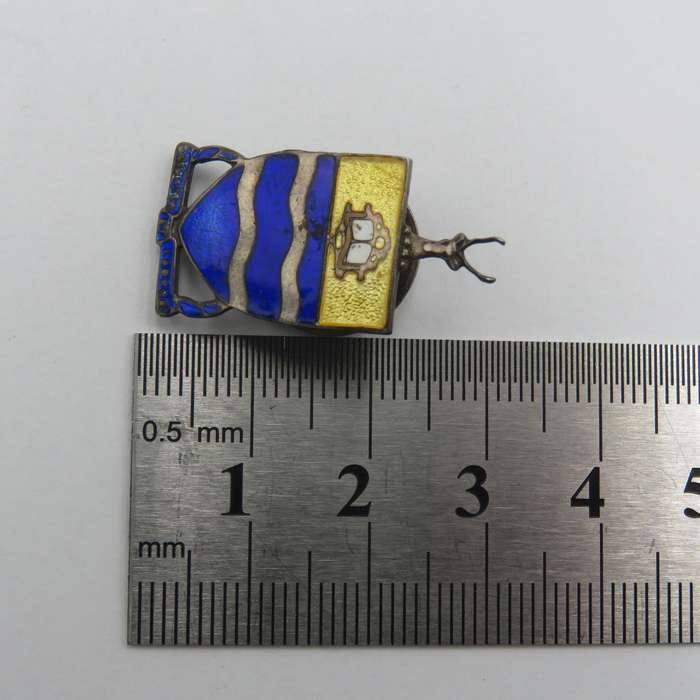 Vintage Wits University silver hallmarked button hole pin