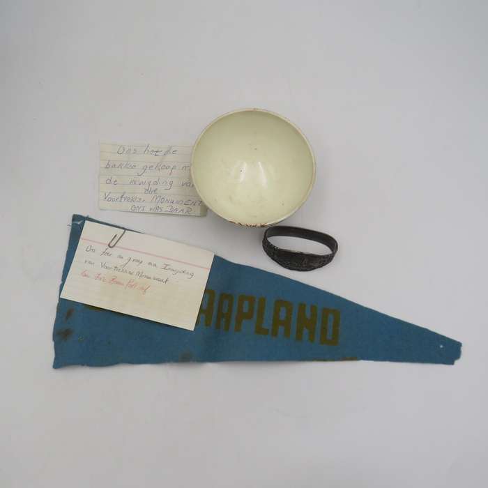 Vintage Oos-Kaapland flag used by Fort-Beaufort group on visit to Voortrekker monument inauguration