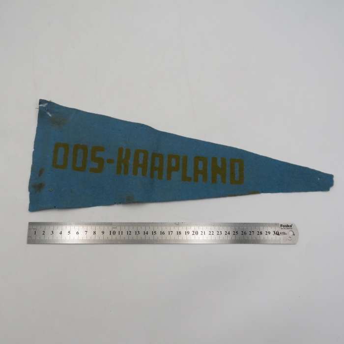 Vintage Oos-Kaapland flag used by Fort-Beaufort group on visit to Voortrekker monument inauguration