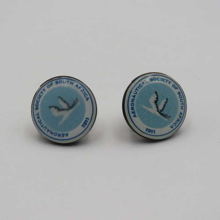 Pair of Aeronautical society of South Africa lapel pins