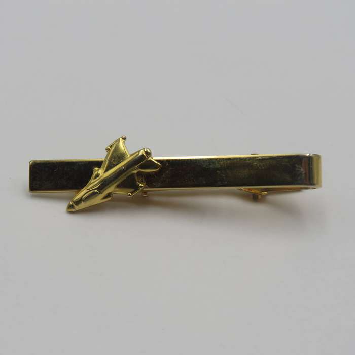 Set of Fighter jets cufflinks and tie clip