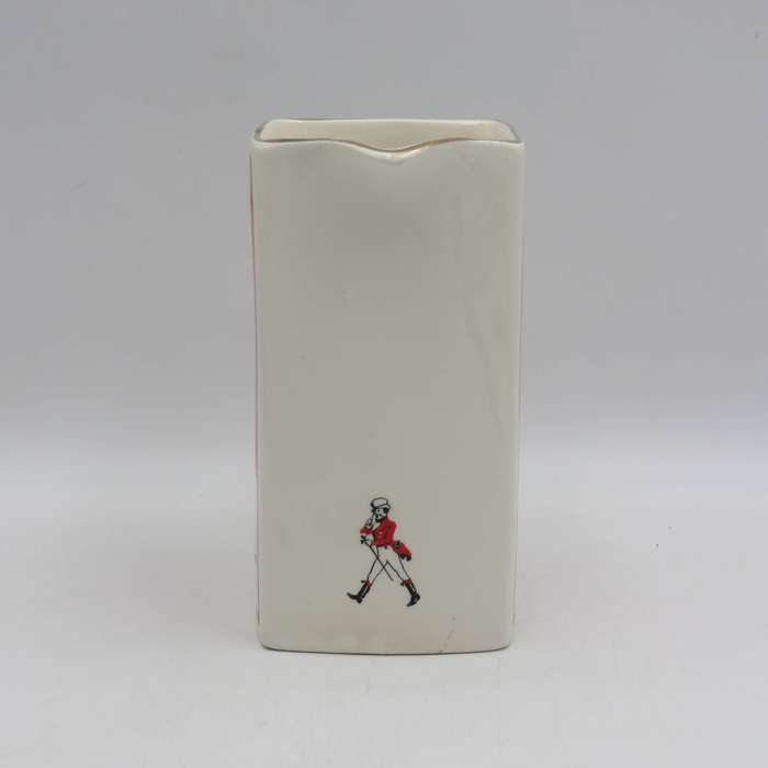 Vintage Johnnie Walker whisky porcelain pitcher