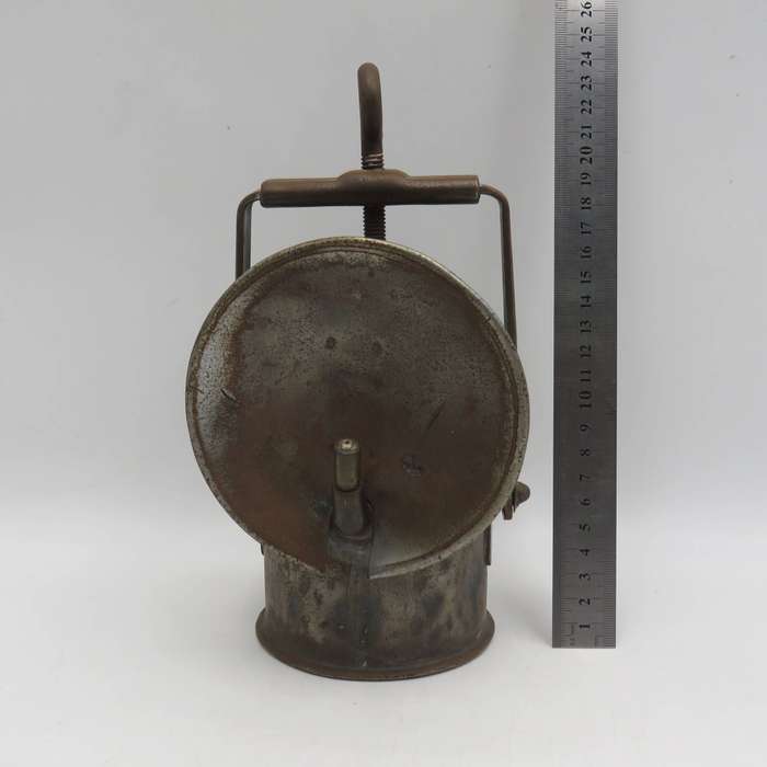 Vintage signalling carbide lamp