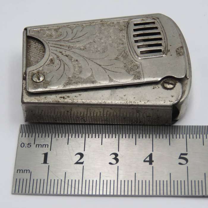 Vintage Imco Safety pocket fuel lighter - working
