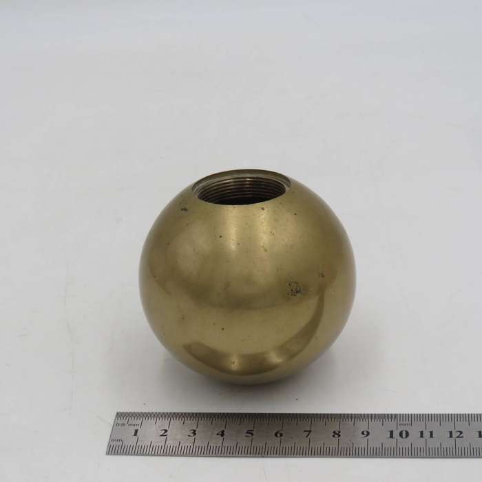Handmade brass Royal Fusiliers cigar lighter with screw open top ashtray