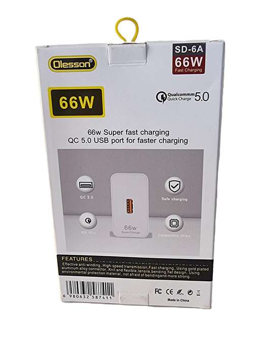 Olesson 66W Qualcomm 5.0 Quick Charger