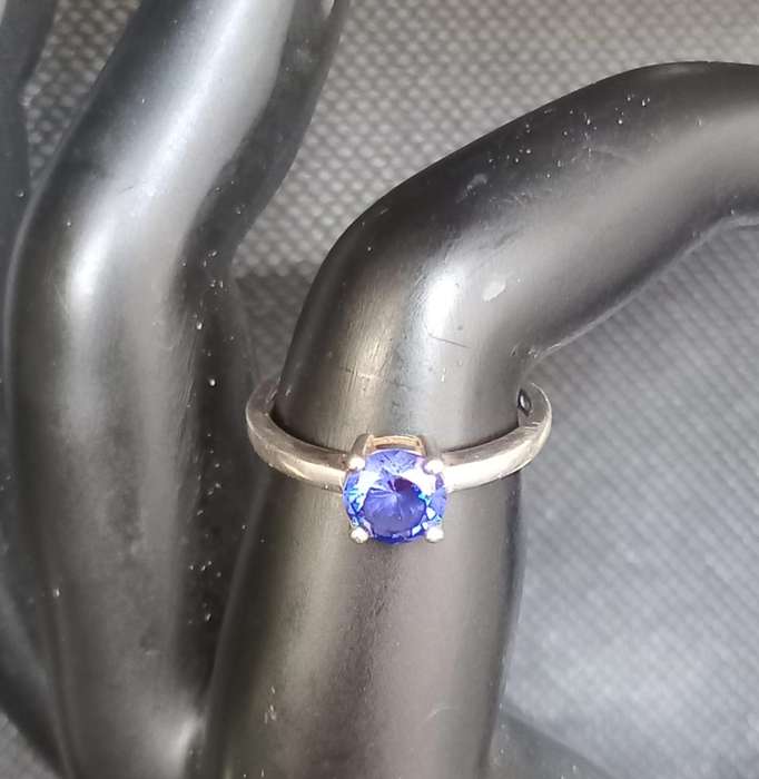 Benitoite Ring