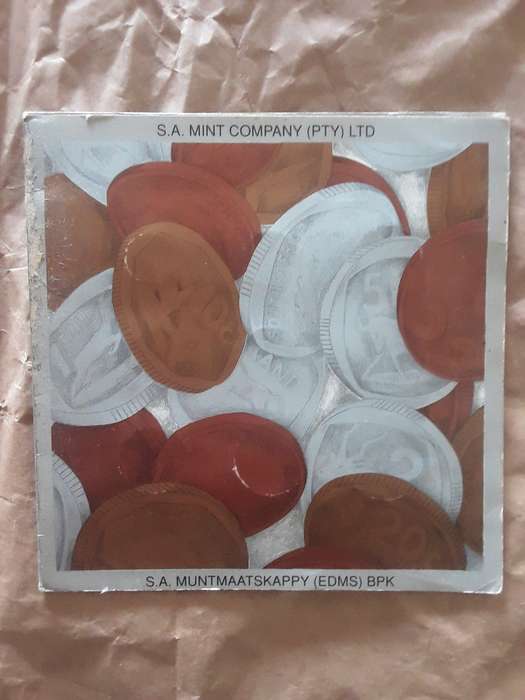 Pattern coin set of South Africa
