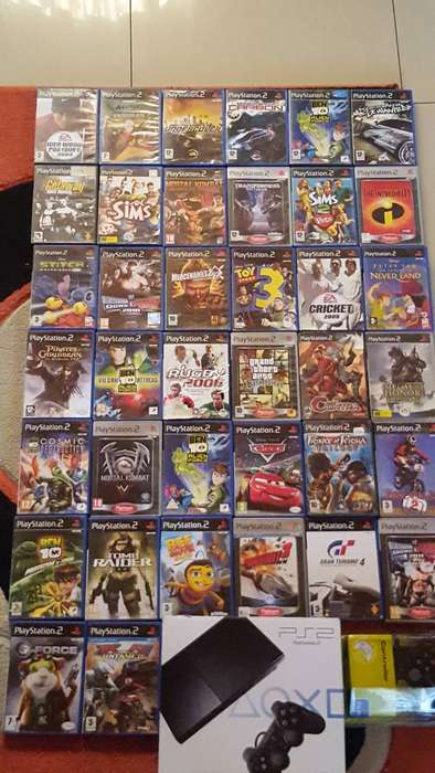 WOW !!! CHECK THIS OUT !!!! PLAYSTATION 2 BUNDLE - CONSOLE /GAMES/CONTROLLER/MEMEORY CARD