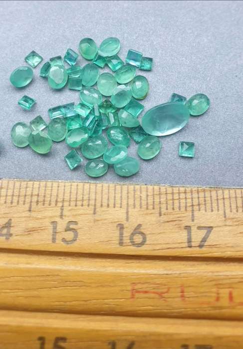 Natural Earth Mined Beryl Emeralds - 8.57cts Parcel