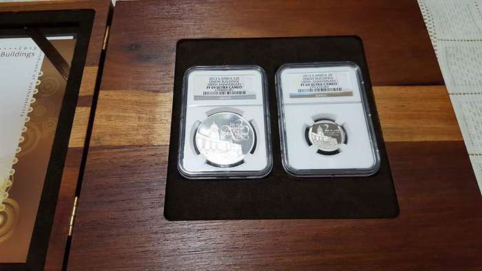 2013 100TH ANNIVERSARY OF THE UNION BUILDINGS SET - GRADED