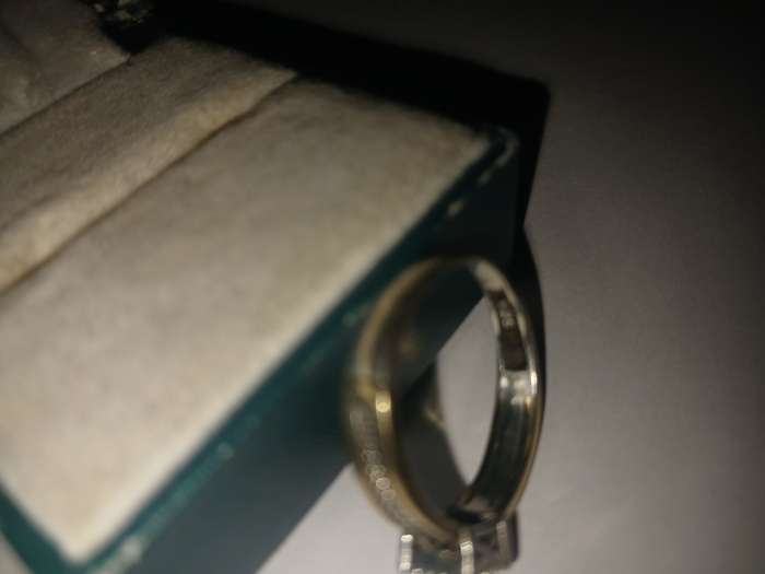 Ring Silver and Gold diamond Ring (925)
