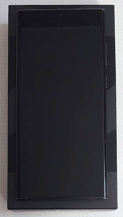 Samsung Galaxy S22 Ultra 256GB dual SIM in Phantom Black