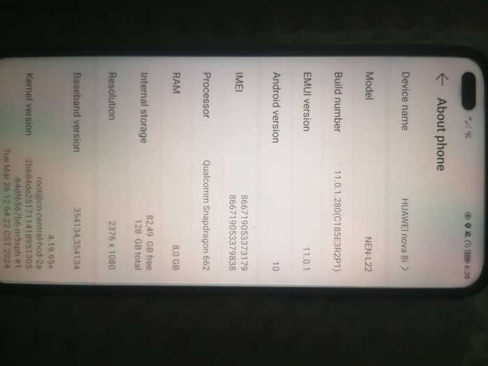 Huawei nova 8i