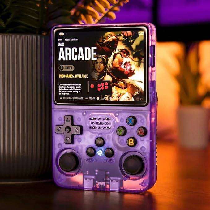 R36S Handheld Gaming Console with 15k Games Loaded & Apex Pen