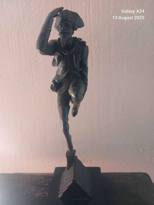 Bronze figurine of Baron Munchausen