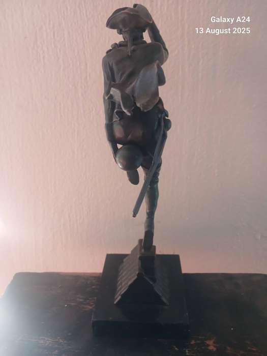Bronze figurine of Baron Munchausen