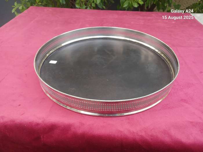 Round EPNS gallery tray