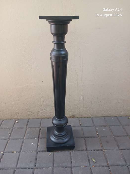 Large wooden plant stand
