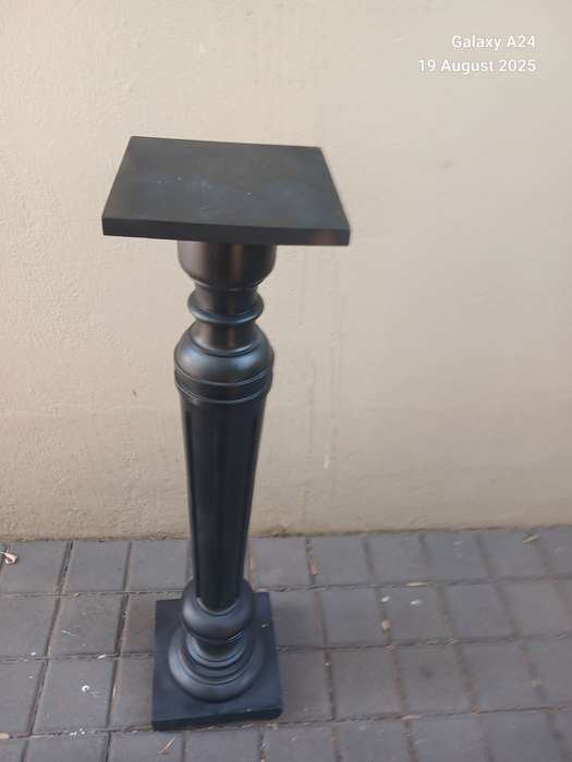 Large wooden plant stand