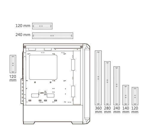 Archon 2 Mesh RGB Elegant ARGB Mid Tower Case with Powerful Mesh Intakes