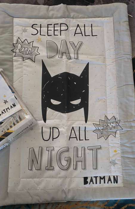 Baby Batman Camp Cot Comforter