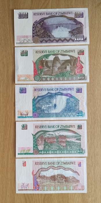 Reserve Bank of Zimbabwe Collection of good notes.