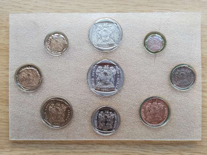 South Africa 1994 UNC Coin pack set.