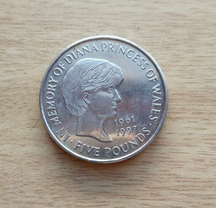 Great Britain 1997 In Memory of Diana Five Pounds.