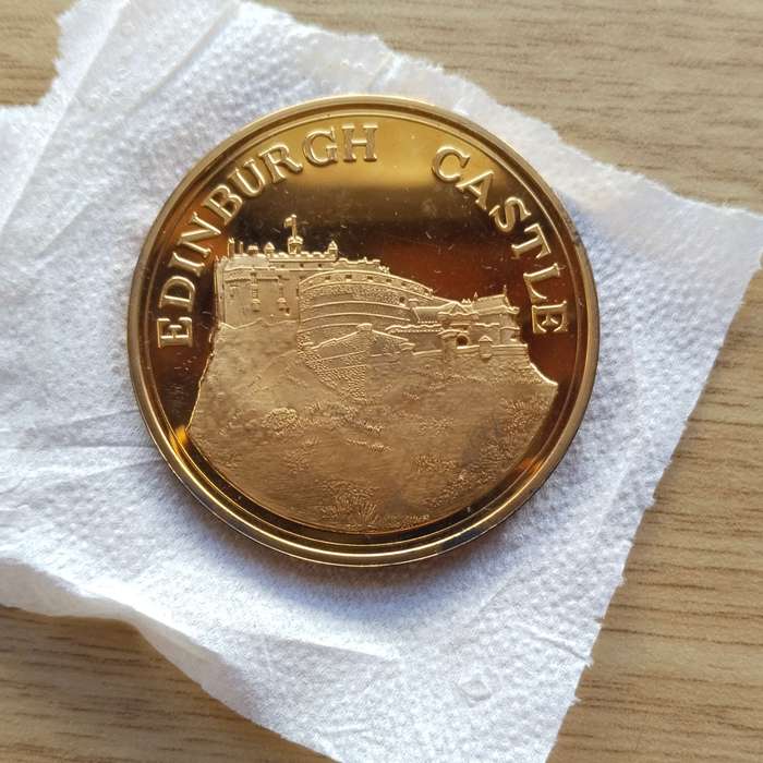 Great Britain Edinburgh Castle Commemorative Medal.