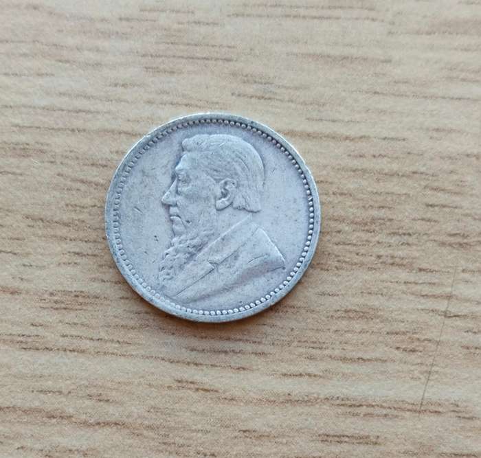 ZAR Paul Kruger 1897 Silver Threepence.