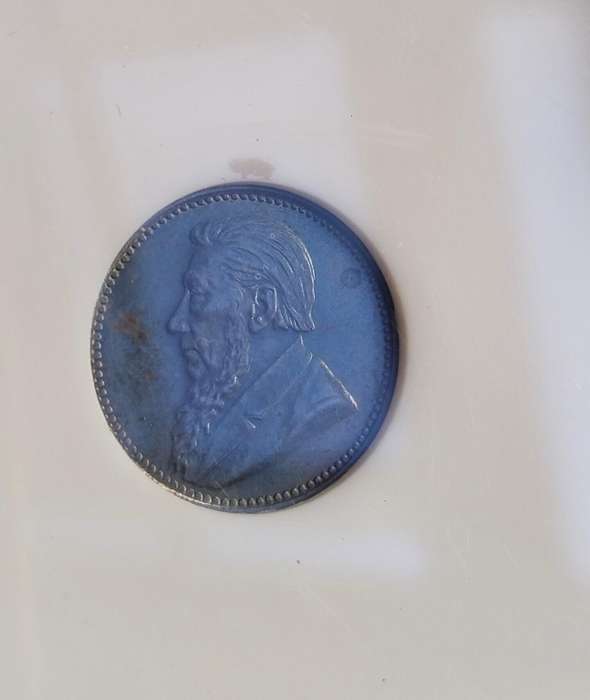 ZAR Paul Kruger 1897 NGC MS62 Silver Threepence. Nice coin!!