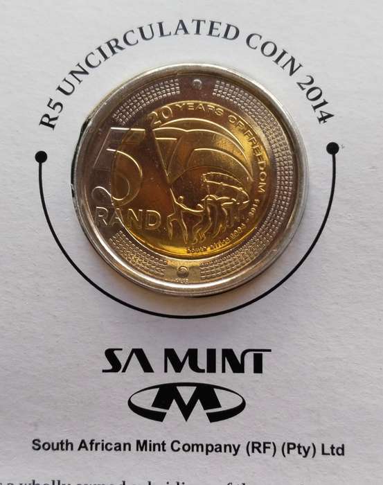 South Africa 20 Years of Democracy Coin Set.
