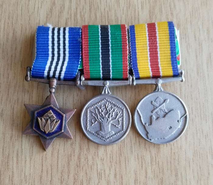 SANDF MK/APLA Miniature Group Medals
