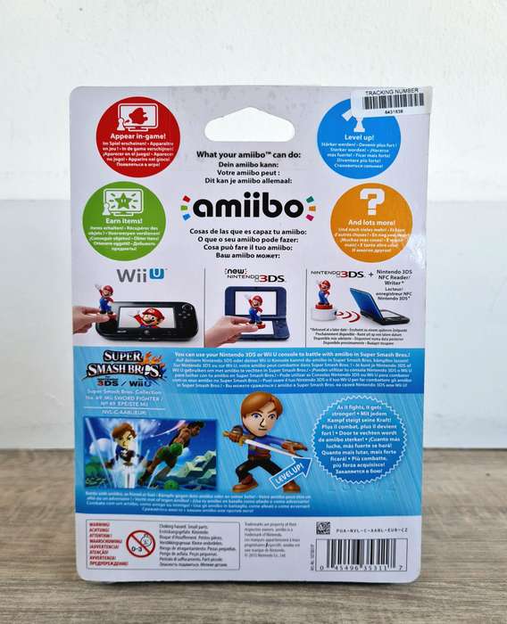 Super Smash Bros Mii Sword Fighter Amiibo