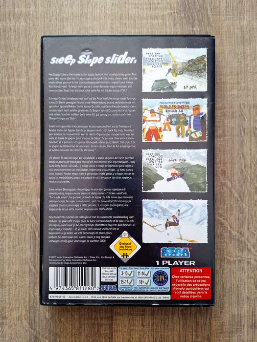 Steep Slope Sliders - Sega Saturn