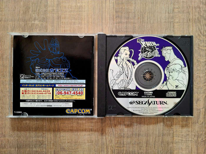 X-men vs Street Fighter 4MB Bundle - Sega Saturn