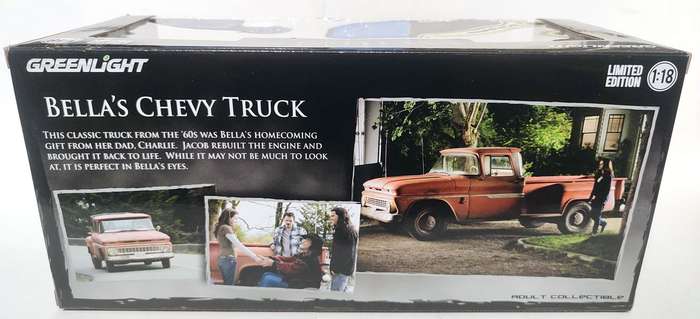 *NEW* 1/18 Greenlight Adult Collectible - "Twilight" Bella's Chevy Truck Limited Edition