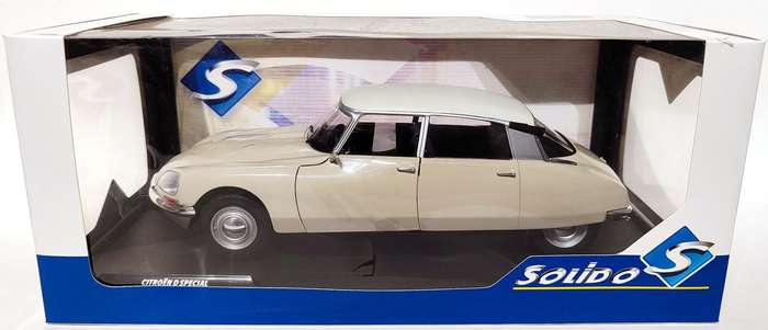 **NEW/BOXED** 1/18 Solido Citroen D Special 1972 Beige Albatros (S1800710)