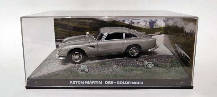 **PRE-LOVED**007 James Bond Collection** 1/43 (UH) Aston Martin DB5 Goldfinger version 2
