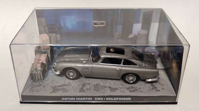 **PRE-LOVED**007 James Bond Collection** 1/43 (UH) Aston Martin DB5 Goldfinger version 1