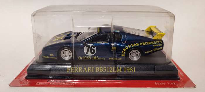 **NEW/Sealed** 1/43 Altaya/Hachette Ferrari BB512LM 1981 Blue
