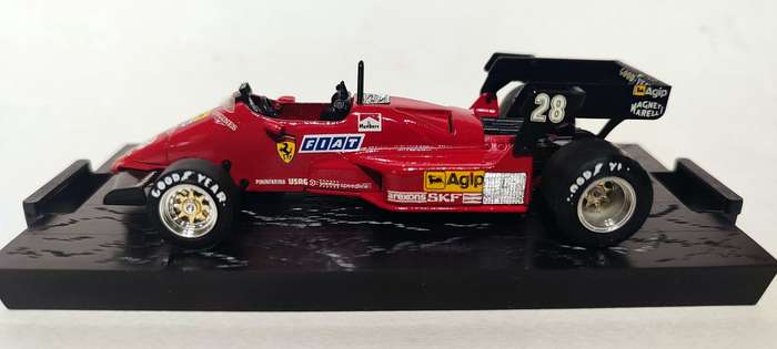 **Pre-loved** 1/43 Brumm Ferrari 126 C4 F1 1984 #28 Rene Arnoux
