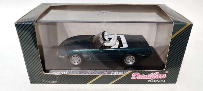 **MINT/PRE-LOVED** 1/43 Detail Cars Corvette ZR 1 Cabrio Green (ART 214)