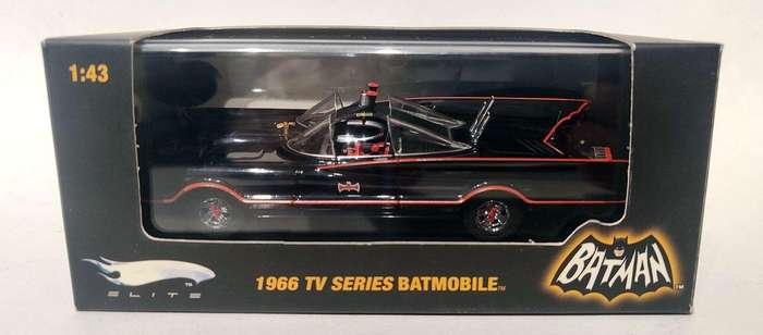 **VERY RARE/NEW/BOXED** 1/43 Hot Wheels Elite 1966 TV Series Batmobile (R1975) LE 10,000