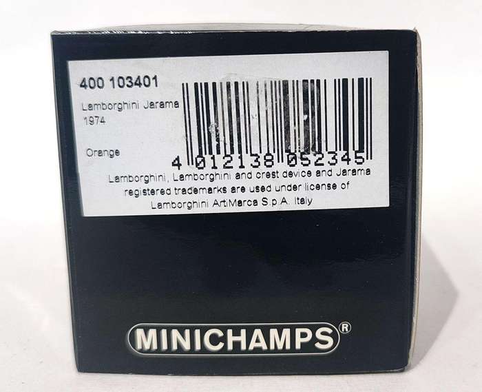 *RARE/NEW* 1/43 Minichamps/Paul's Model Art Lamborghini Jarama 1974 Rosso Siviglia Orange 400103401